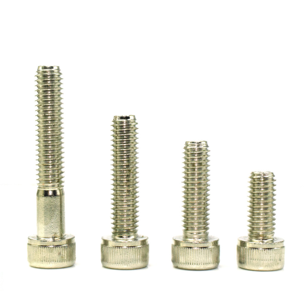 GT55racing M2 Silver White Nickel Plated Cup Head Socket Head Cap Screw 12.9 Grade