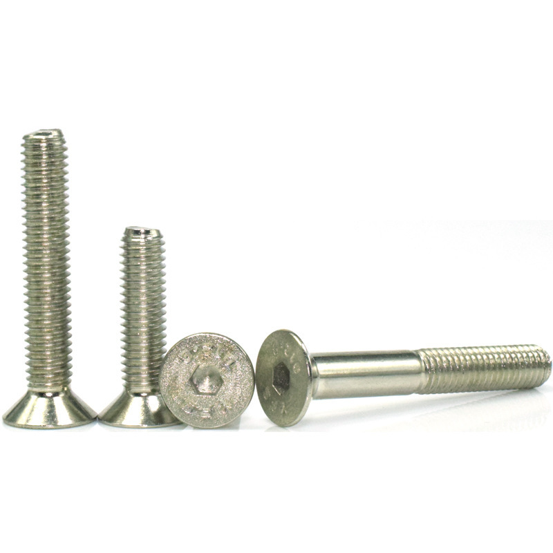 GT55racing M2 silver countersunk head socket head cap screws