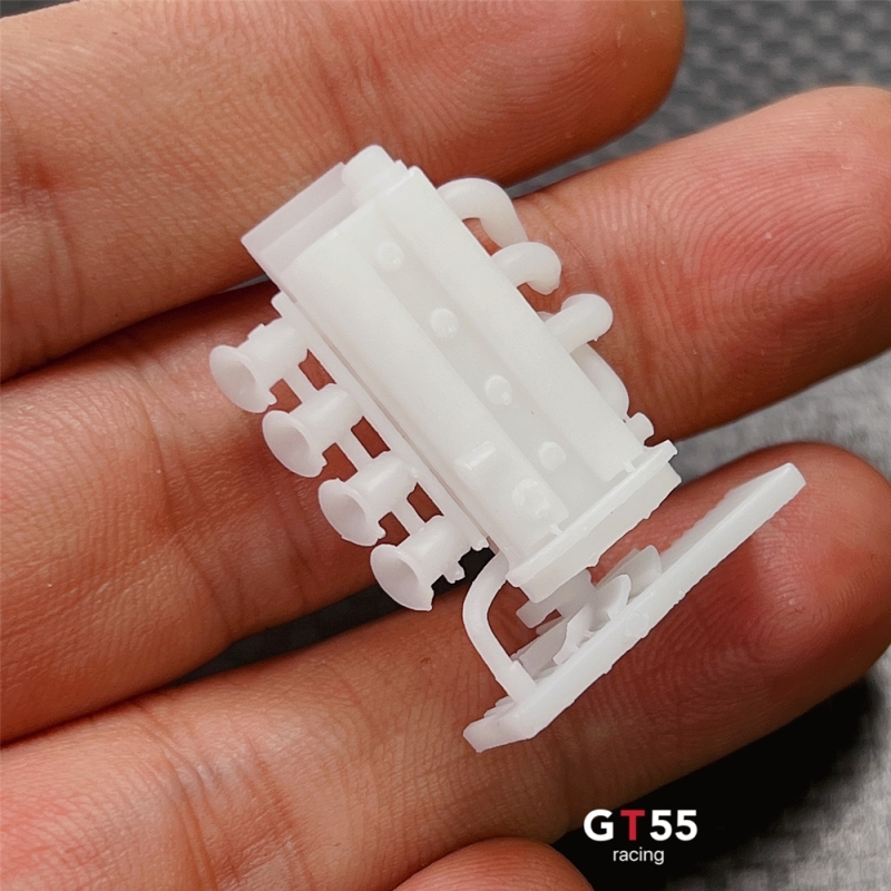 GT55racing 1/28 3D Printed Naturally Aspirated Engine for KYOSHO TOYOTA AE86 Body