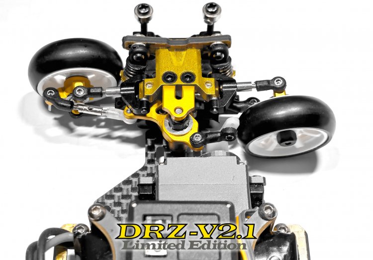Atomic RC - DRZ 1/27 RWD Drift Car Kit (ROLLING CHASSIS) [ Mini-Z Size ]  DRZ-KIT