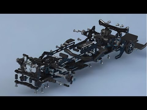 MA Racing 1/24 Rear Drive Drift Car Chassis （Without electronics）