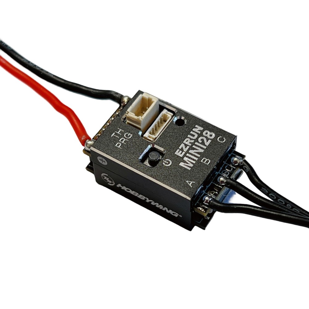 HOBBYWING EZRUN MINI28 Sensored Brushless ESC For MINIZ 1/24 1/28 #30101300(Black)