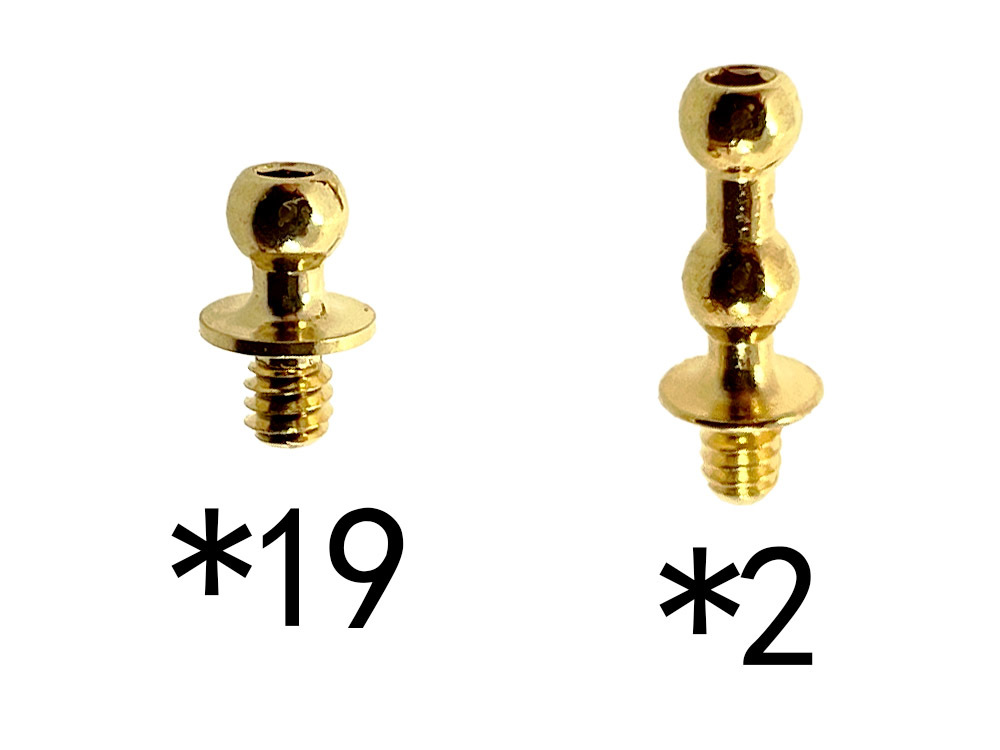 DriftArt2 Golden Ball Heads Set #DA-GBH-1902