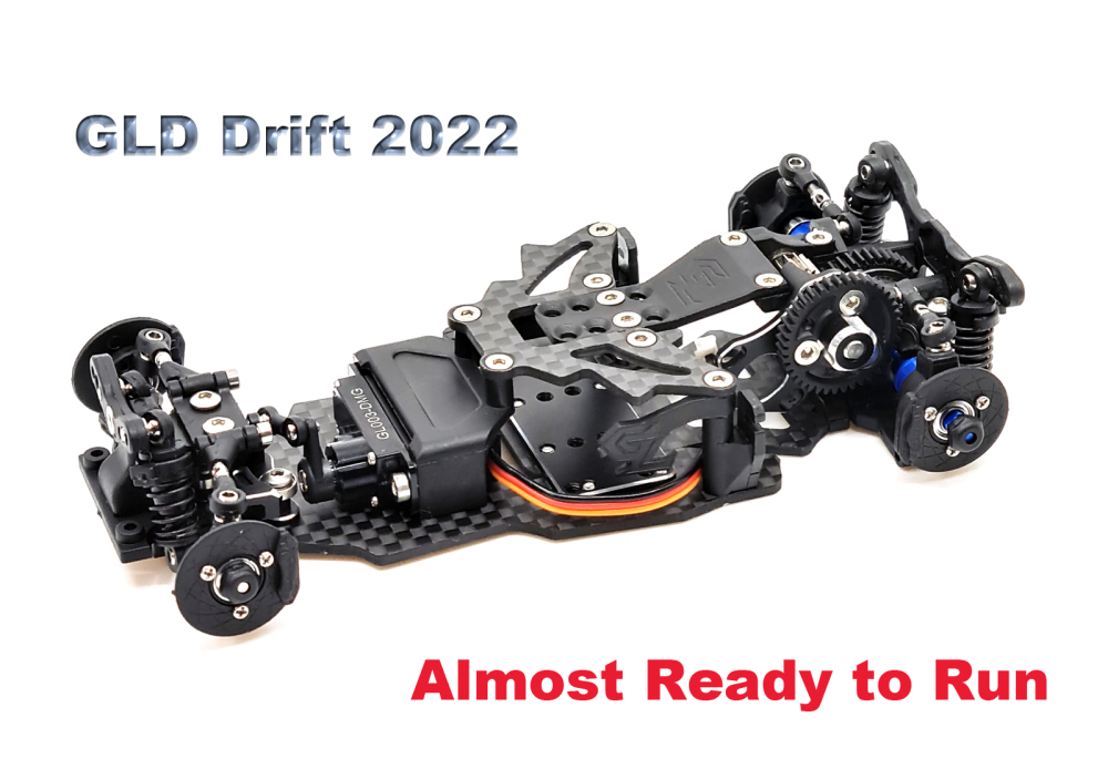 GL Racing GL-Drift-2022 1/28 2WD Chassis #GL-Drift-2022-KSET