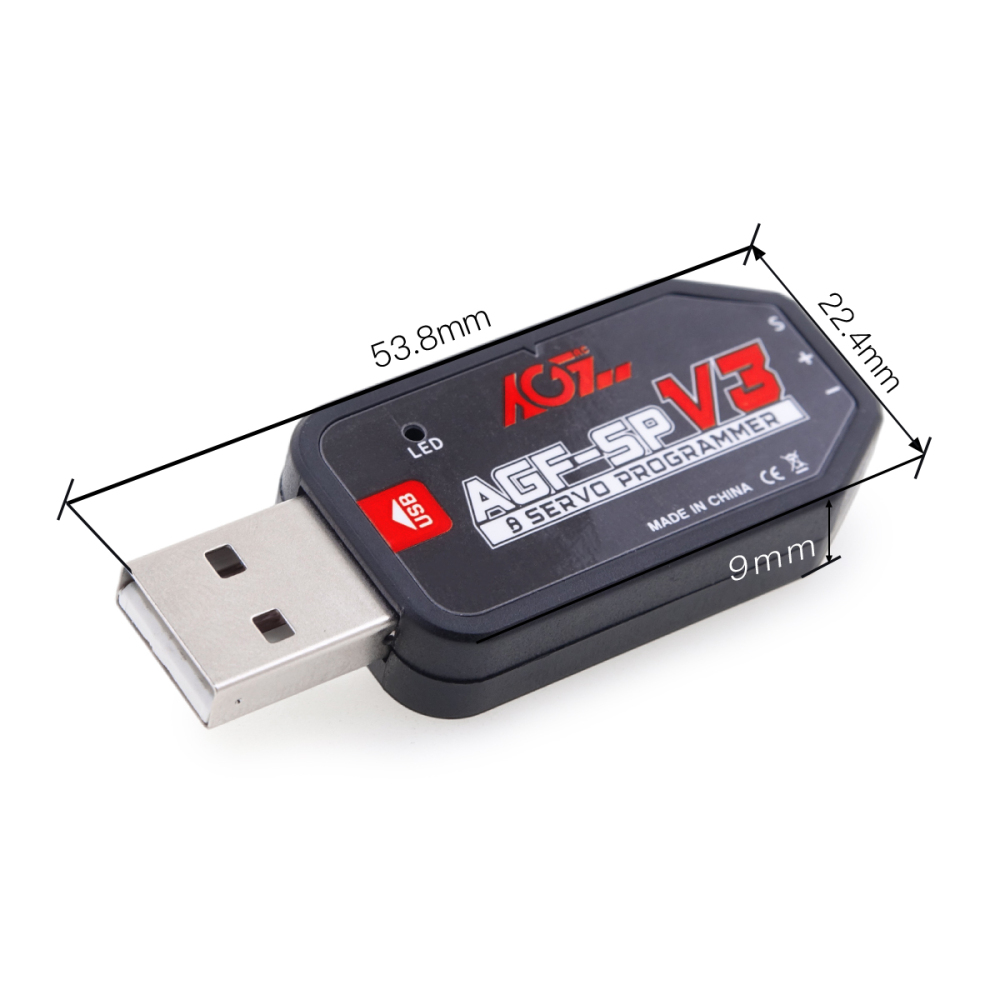 AGFrc AGF-SPV3 USB Program Card Used To Adjust The Parameters Of AGFRC Programmable Servo With ASS Icon Mark #AGF-SPV3