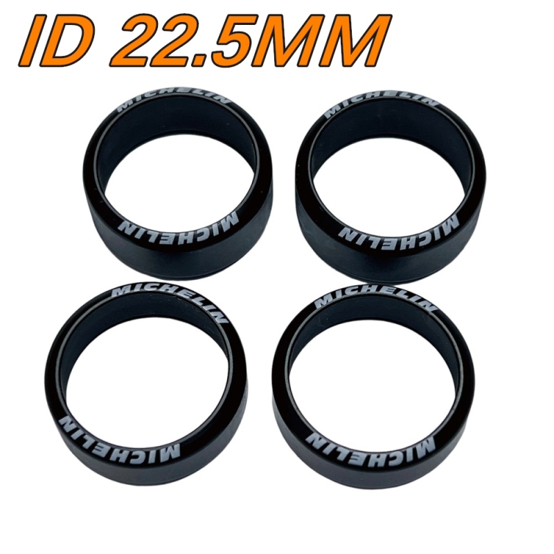 1/24 MINI-Z 22.5 MM Flat Drift Tire High Hardness (ID 22.5 MM, OD 27mm, THK 2.2mm) 4PCS #GHM225