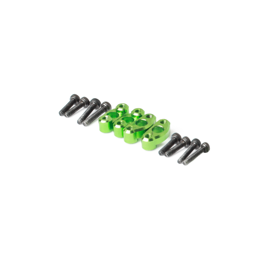 NX-243-GR NexxRacing Kyosho 4×4 Shock Holder Set (GREEN) – (4pcs)