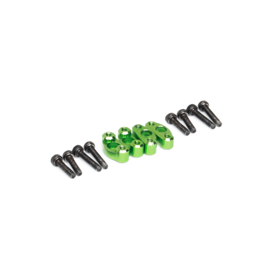 NX-243-GR NexxRacing Kyosho 4×4 Shock Holder Set (GREEN) – (4pcs)