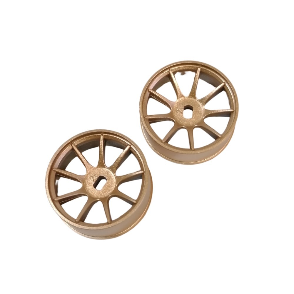 DXR 1/28  MP1 Machine Cutted Light Weight Wheel - AWD Gold OD 20MM XRM001G-N XRM001G-W