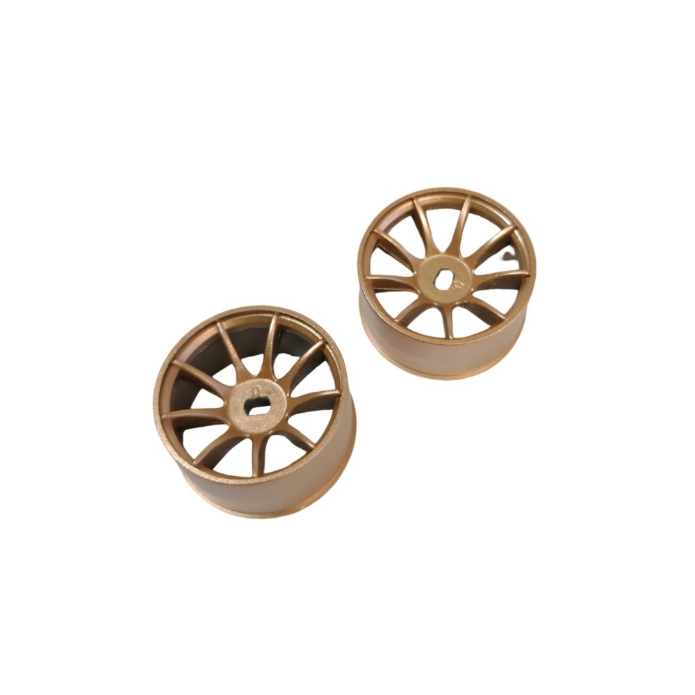 DXR 1/28  MP1 Machine Cutted Light Weight Wheel - AWD Gold OD 20MM XRM001G-N XRM001G-W