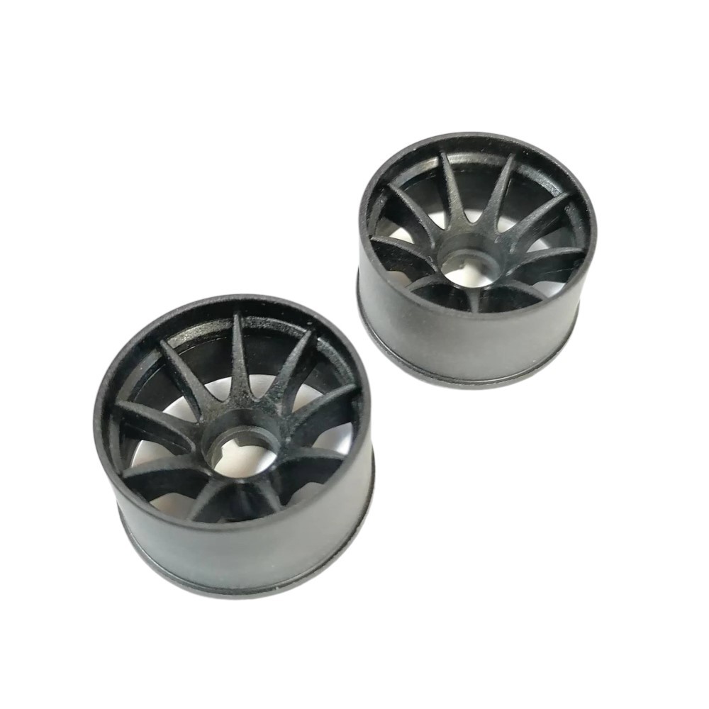 DXR 1/28 MP1 Machine Cutted Carbon Wheel SP - RWD Black OD 20MM XRM002-W XRM002-N
