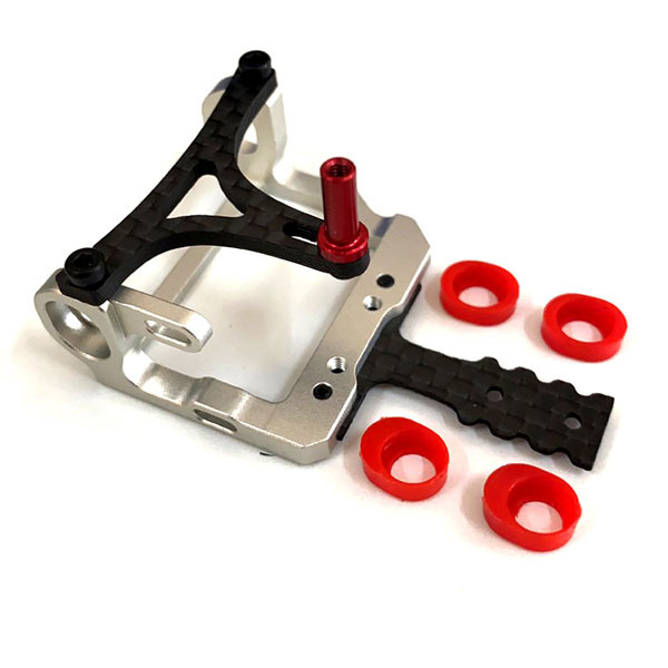 NX-178 Nexx Racing Mini-Z 2WD LCG 98-102mm Alu 7075 Round Motor Mount (SILVER)