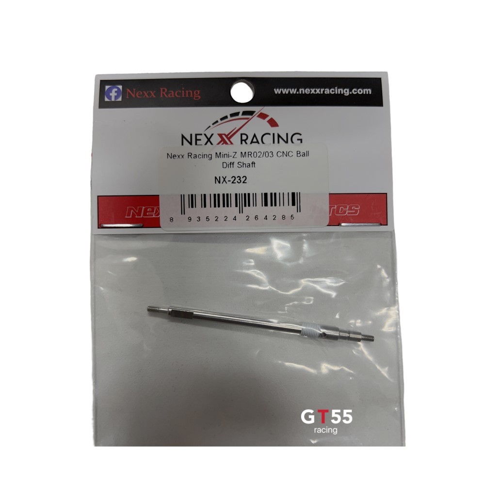 NX-232 Nexx Racing Mini-Z MR02/03 CNC Ball Diff Shaft