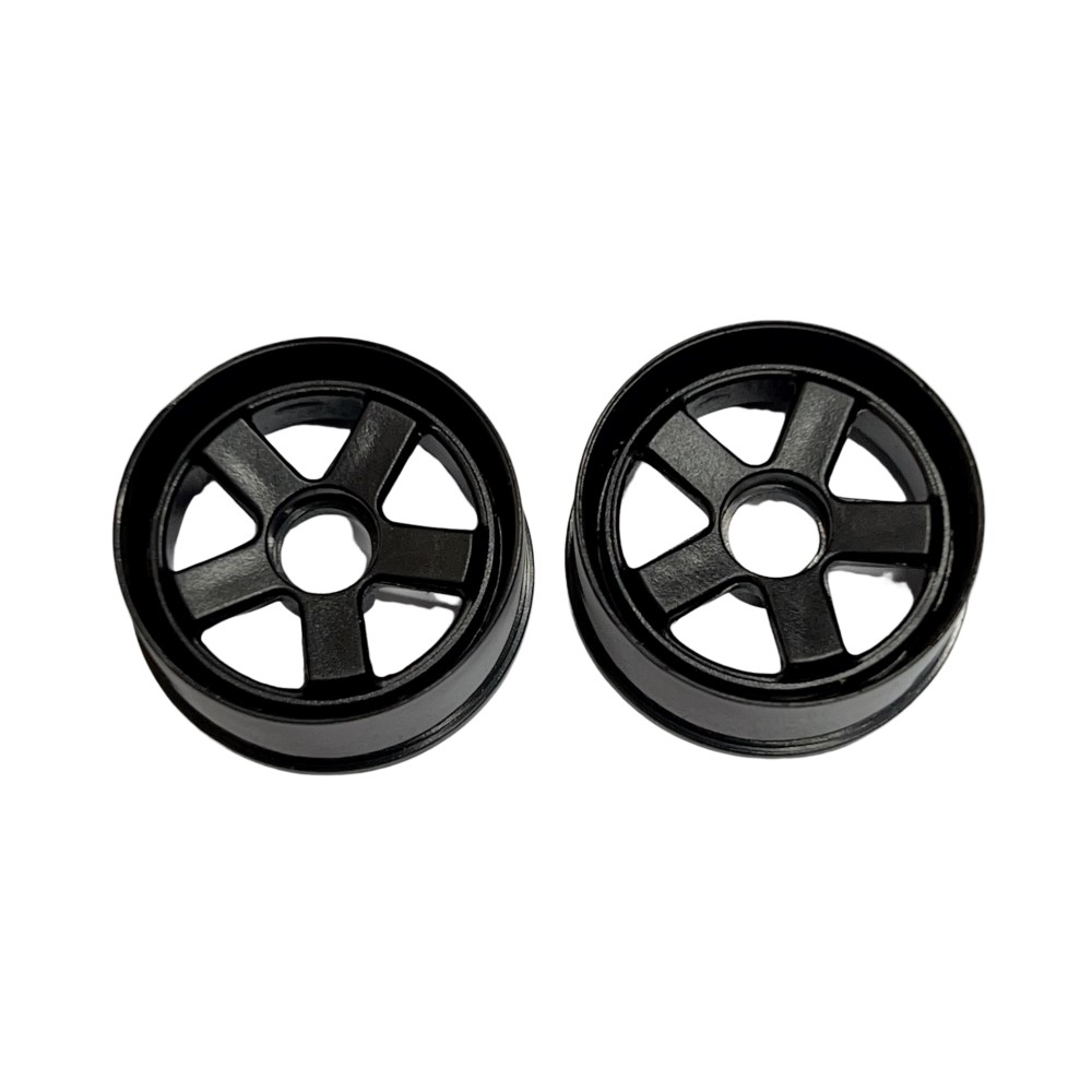BM RACING BMR-X 22MM OFFSET CHANGEABLE 5 SPOKE RIM 2 PCS BLACK BMRX026-1B