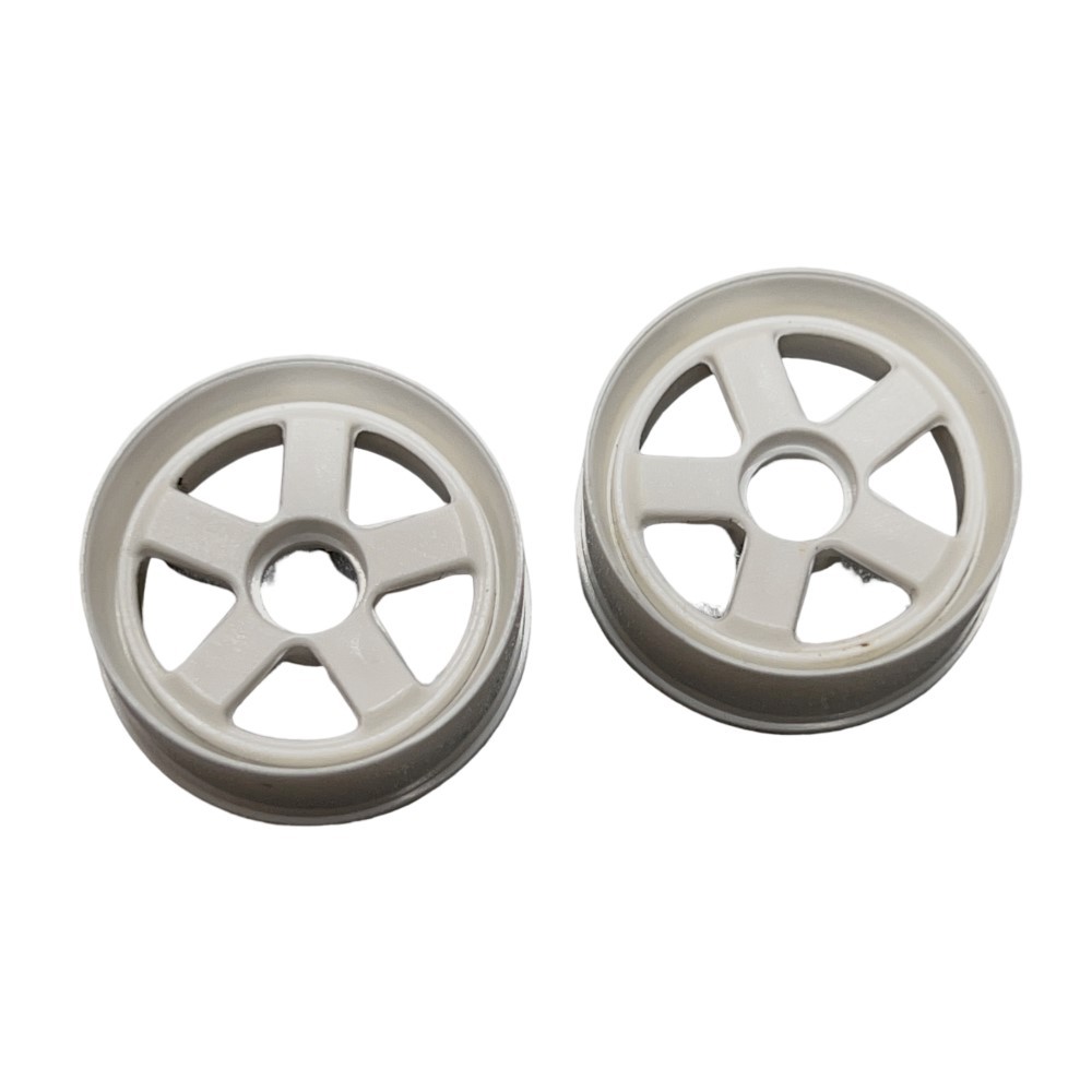 BM RACING BMR-X 22MM 026-1 OFFSET CHANGEABLE 5 SPOKE RIM 2 PCS WHITE BMRX026-1W