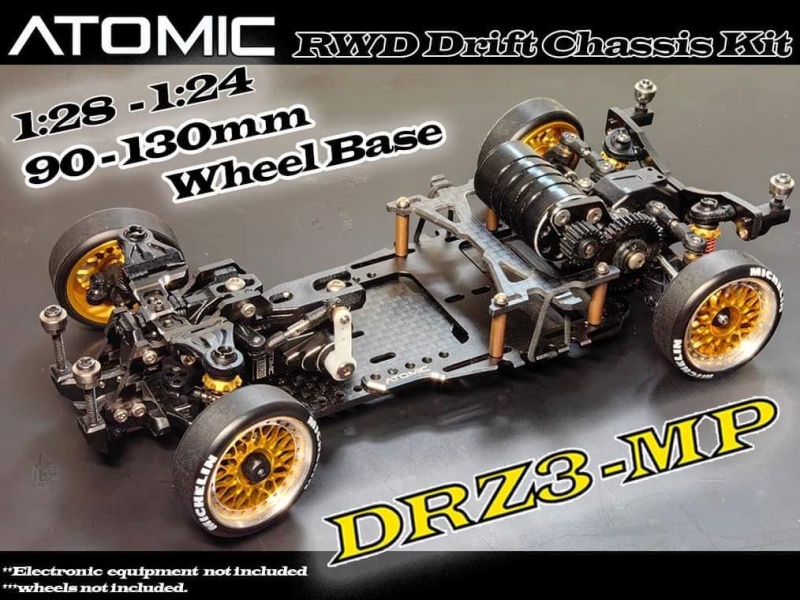 (Pre-sale)  ATOMIC DRZ3 MP RWD DRIFT CHASSIS KIT (NO ELECTRONIC)  ETA: 15TH DEC DRZ3MP-KIT