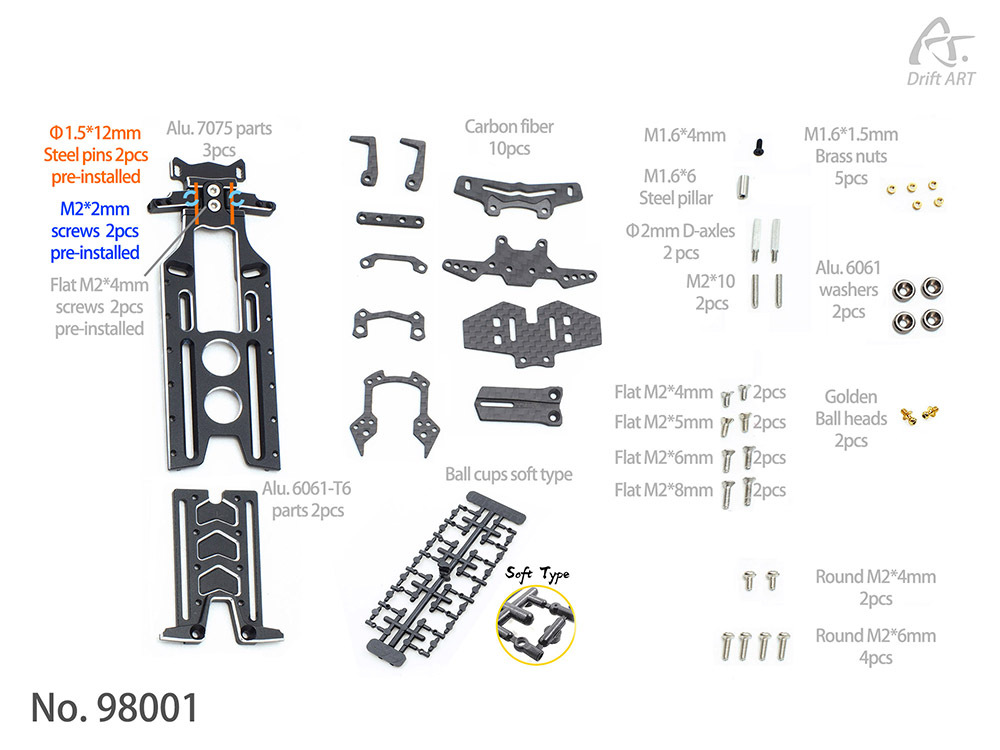 DriftArt2 Drift ART DA2-DA3 Upgrade Pack 98001
