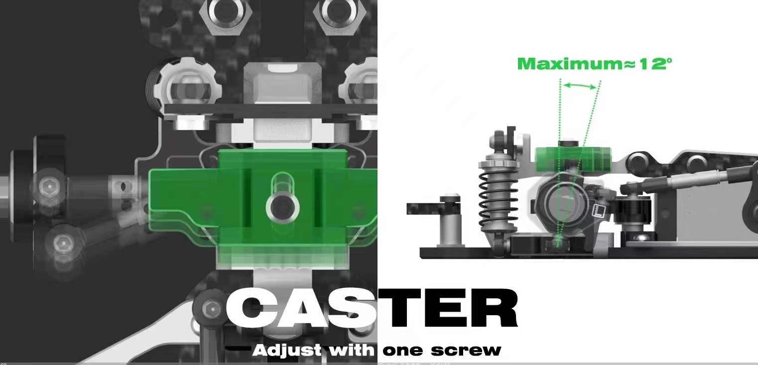 Lsd Rwd Cars LS Studio LSD 1/27 RWD Drift Car Chassis Green Version (Without ...