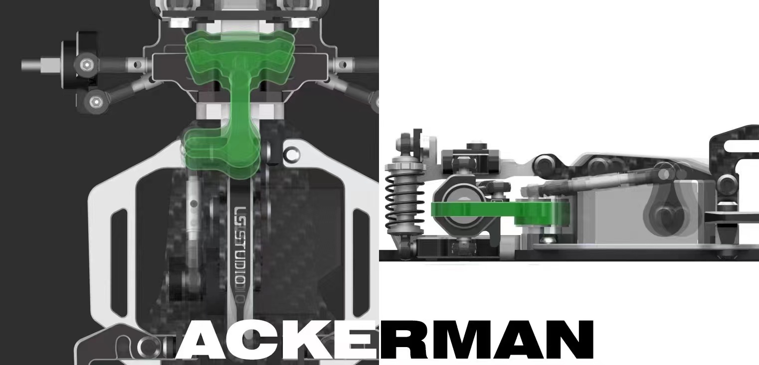 Lsd Rwd Cars LS Studio LSD 1/27 RWD Drift Car Chassis Green Version (Without ...