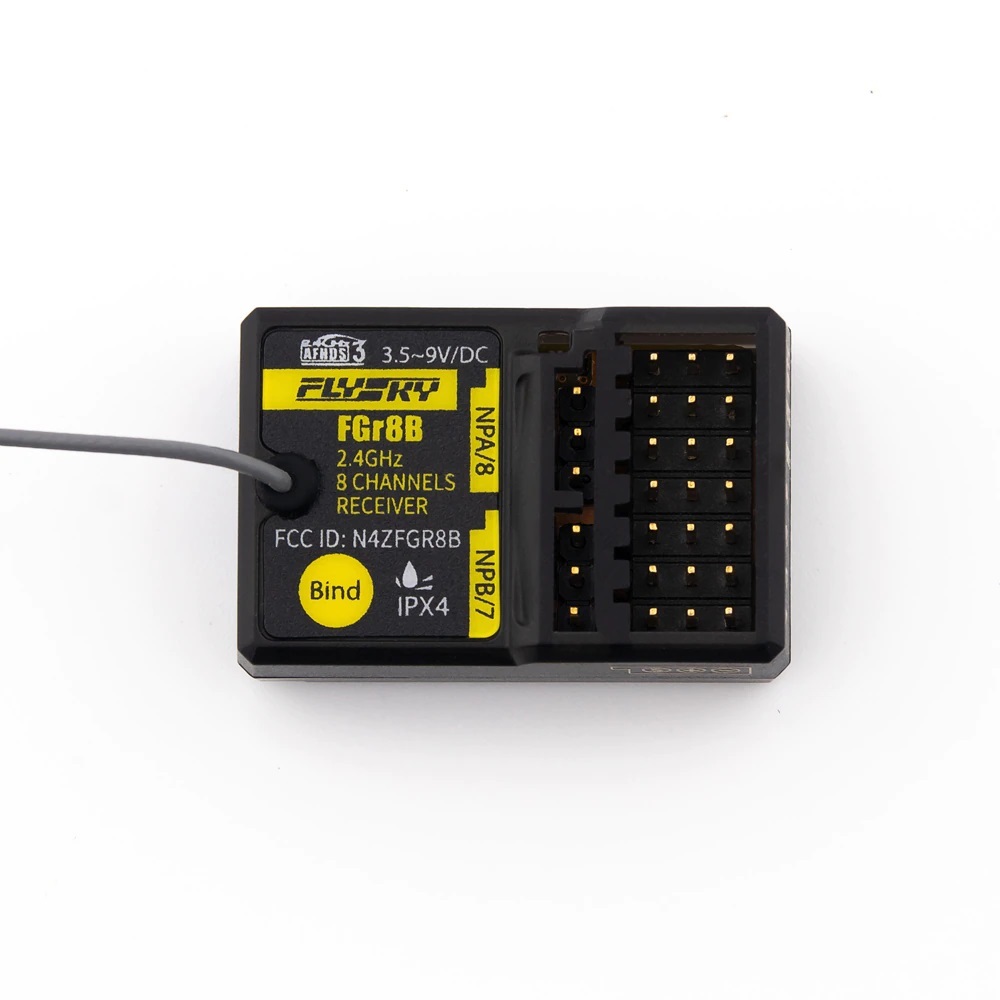 FLYSKY FGr8B 2.4GHz 8-Channel Micro AFHDS 3 Surface Receiver  FGr8B