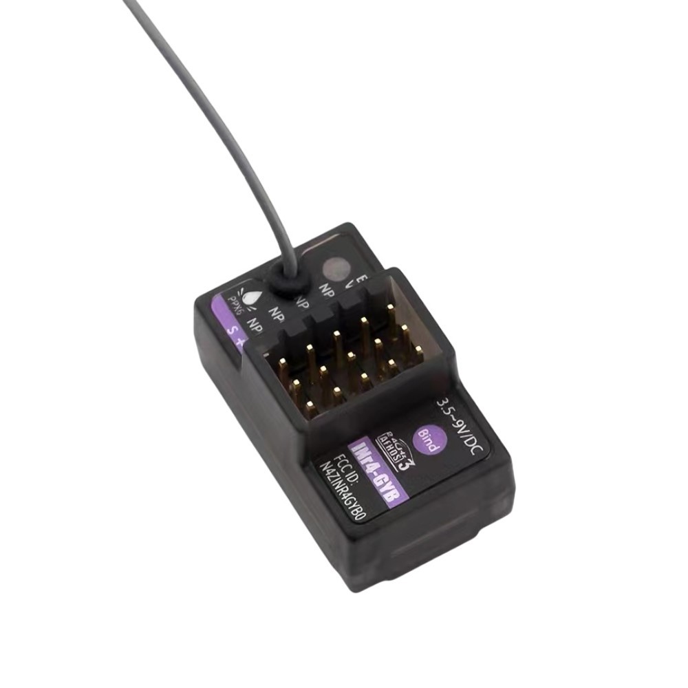 FLYSKY INR4-GYB 4-CHANNELS GYRO RECEIVER FOR NB4 / NOBLE LITE / NOBLE PRO AFHDS 3 TRANSMITTER  INr4-GYB