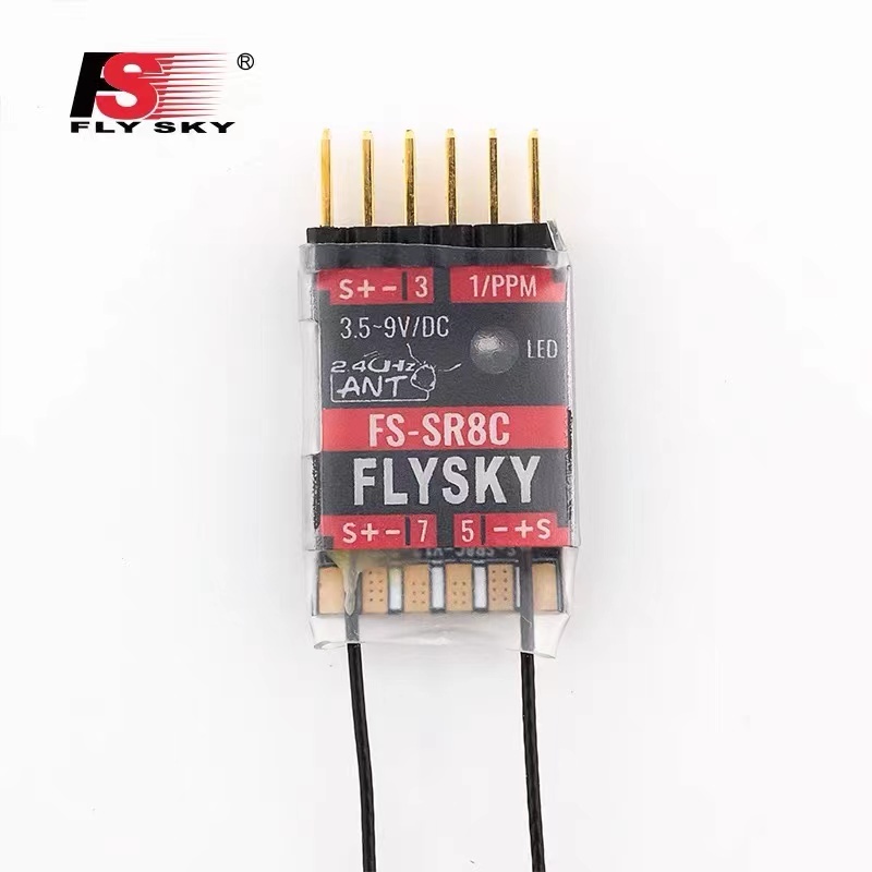 FLYSKY FS-SR8C 8-CHANNEL ANT RECEIVER FOR FS-ST8 FS-SR8C