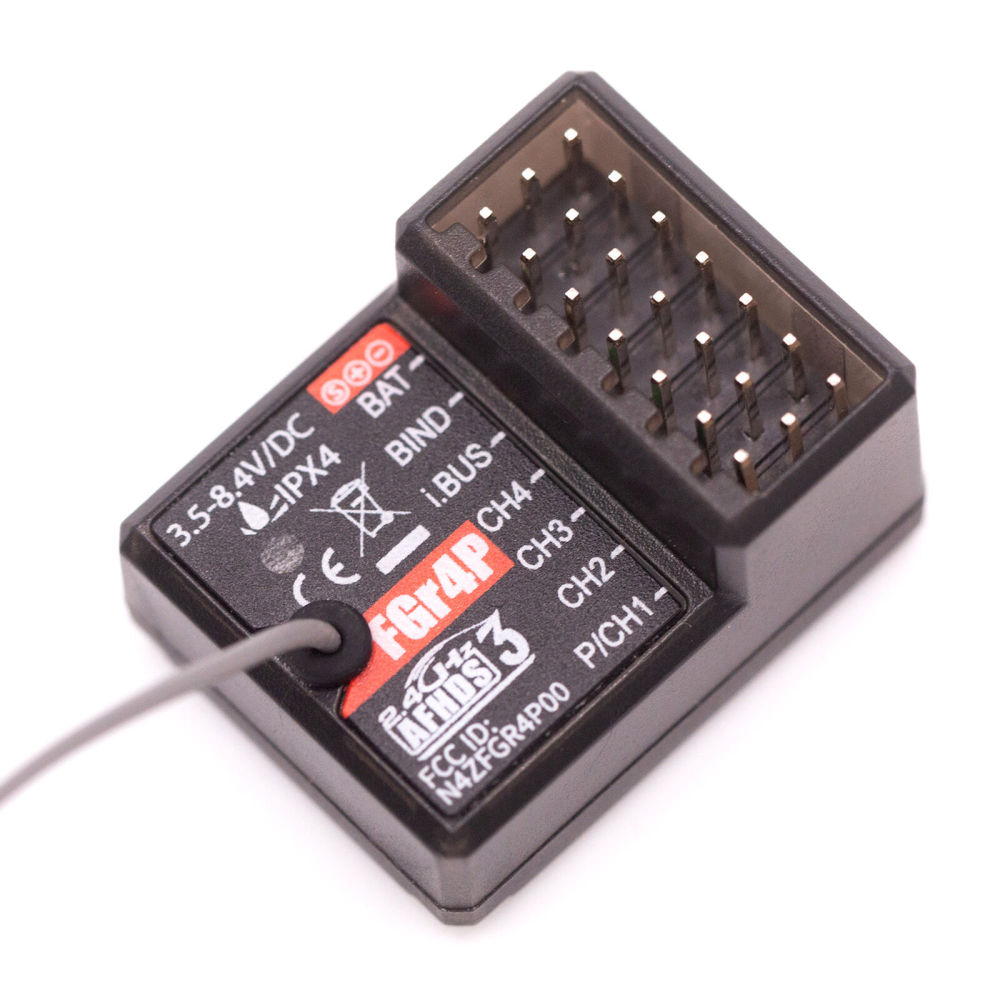 FlySky FGR4P 2.4GHz 4CH AFHDS 3 RC Receiver PWM/PPM/I.bus/S.bus FGr4P