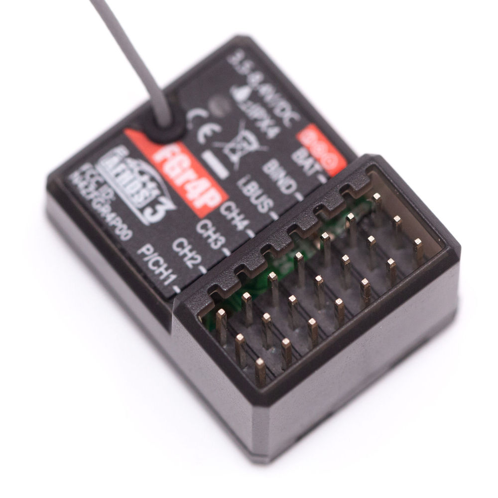 FlySky FGR4P 2.4GHz 4CH AFHDS 3 RC Receiver PWM/PPM/I.bus/S.bus FGr4P