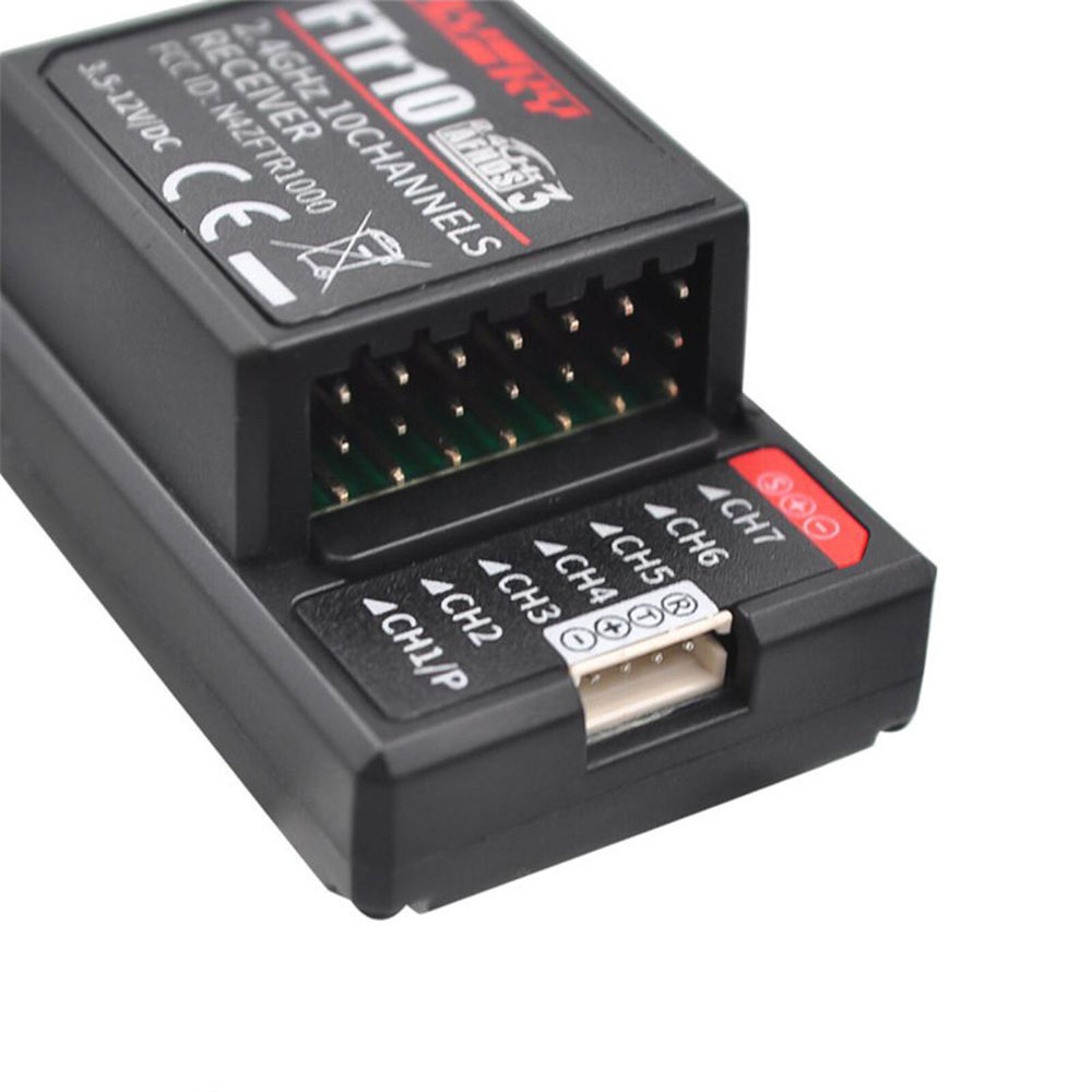 FlySky FTR10 RC Receiver 2.4G 10CH AFHDS 3 Dual Antenna Support I-BUS/S-BUS P7U2