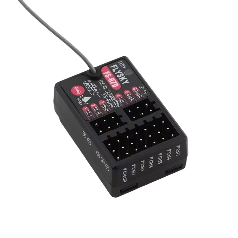 Flysky FS-R7D  2.4GHz 7-Channel ANT Receiver Remote Controller For FS-G7P FS-R7D