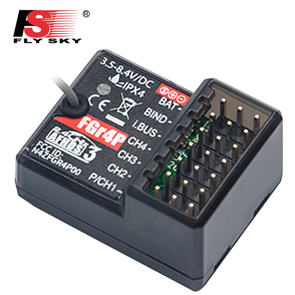 FlySky FGR4P 2.4GHz 4CH AFHDS 3 RC Receiver PWM/PPM/I.bus/S.bus FGr4P