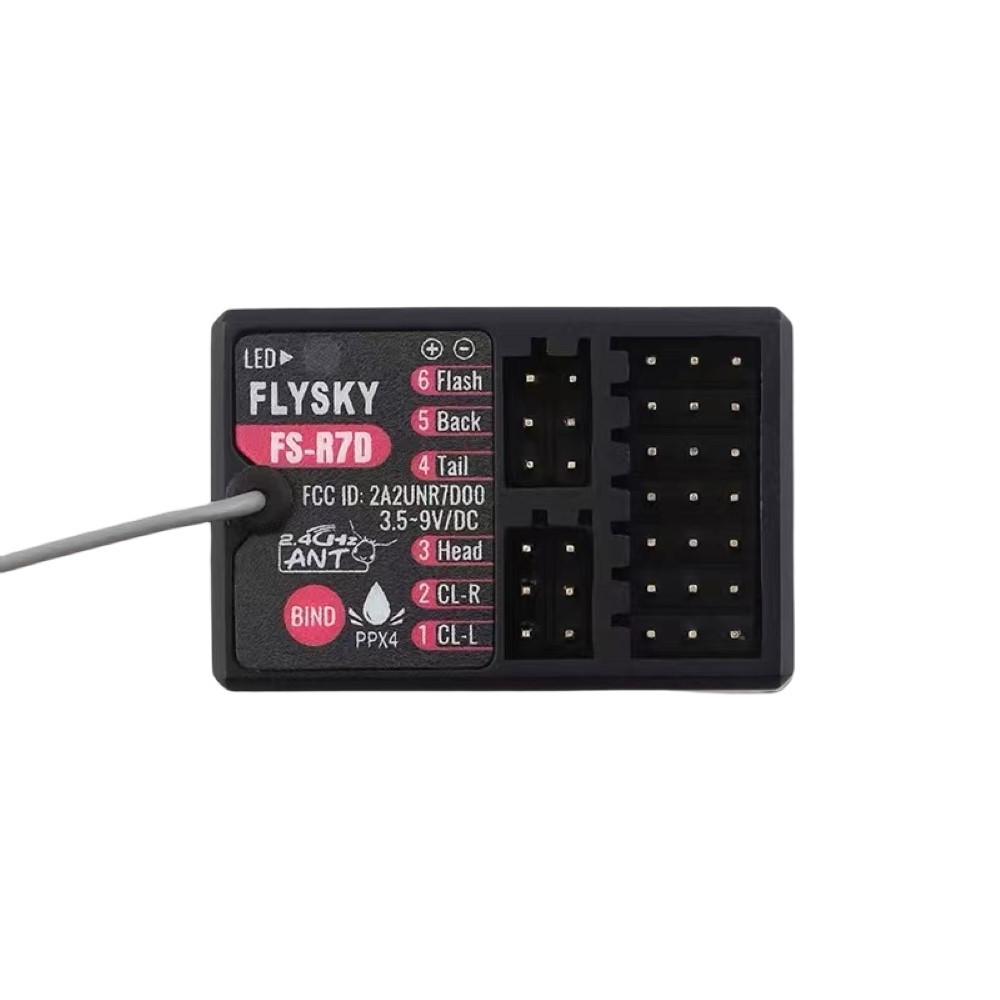 Flysky FS-R7D  2.4GHz 7-Channel ANT Receiver Remote Controller For FS-G7P FS-R7D