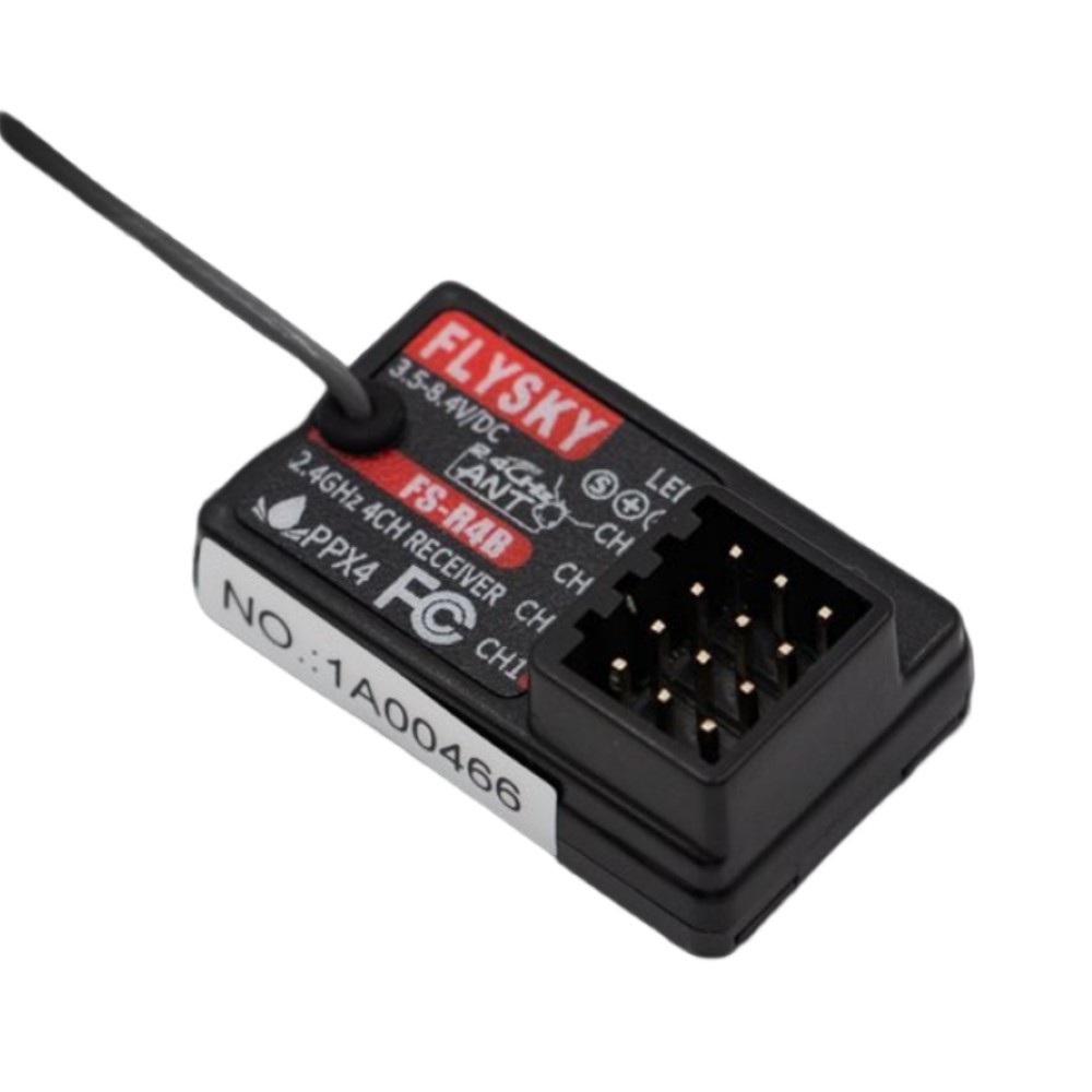 FLYSKY FS-R4B 4-CHANNEL ANT RECEIVER FOR FS-G7P  FS-ST8 FS-R4B