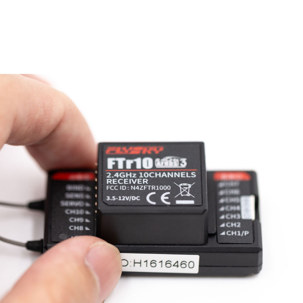 FlySky FTR10 RC Receiver 2.4G 10CH AFHDS 3 Dual Antenna Support I-BUS/S-BUS P7U2
