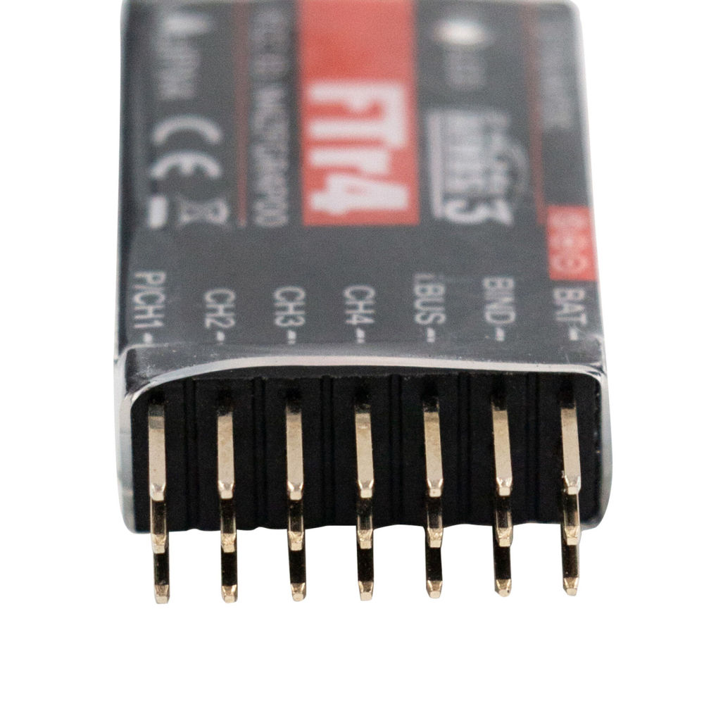 Flysky FTR4 Receiver 2.4 GHz 4CH AFHDS 3 RC Receiver for NB4 PL18 RC Q5H5 FTr4
