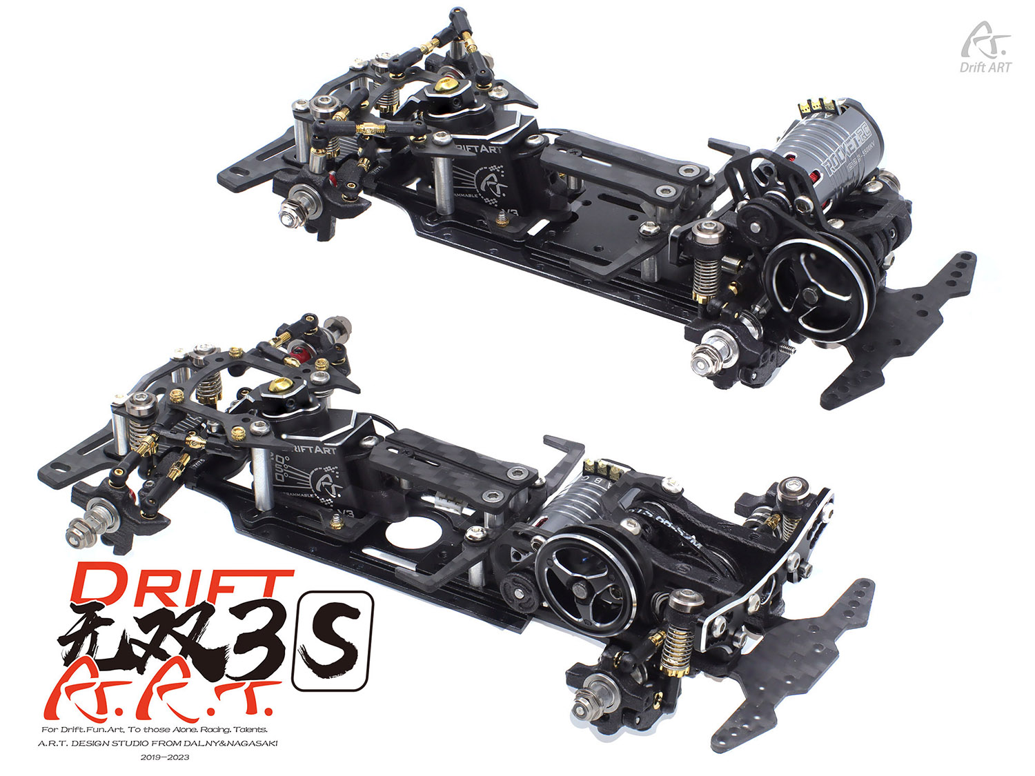 Drift ART DA3S New Generation Mini RWD Drift Chassis KIT (Without 