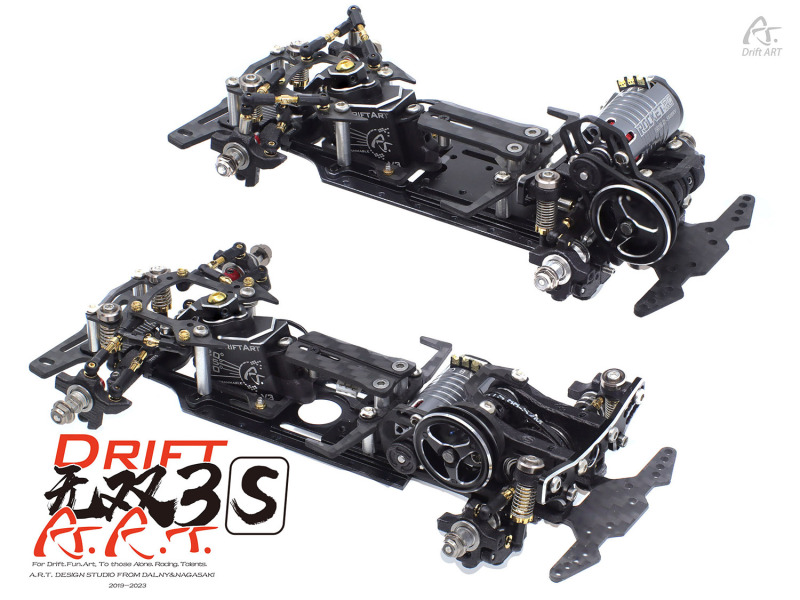 (Pre-sale) Drift ART DA3S New Generation Mini RWD Drift Chassis KIT (Without Motor Electronics)