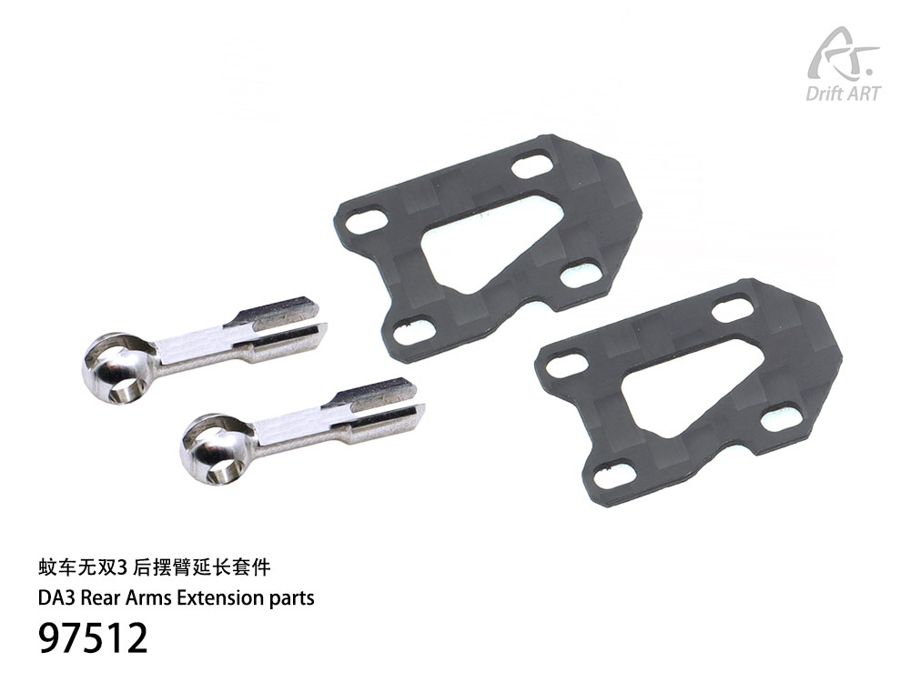 DriftArt DA3 Rear Arms Extension Parts 97512