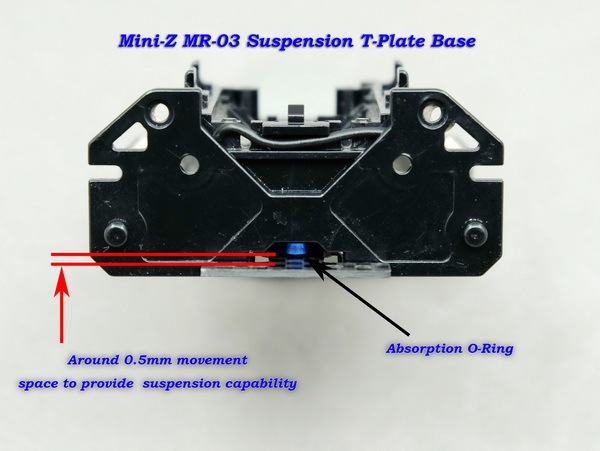 RC-Aurora ARR Mini-Z MR-03 Suspension T-Plate Base MZ-007