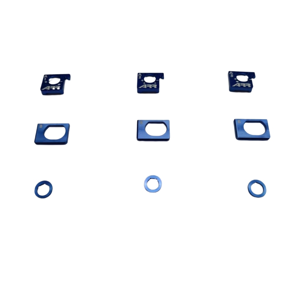 RC-Aurora ARR Exacting Adjustable Motor Plate Set With 0.1,2,3 mm Offset Spacer MW-005-CKS