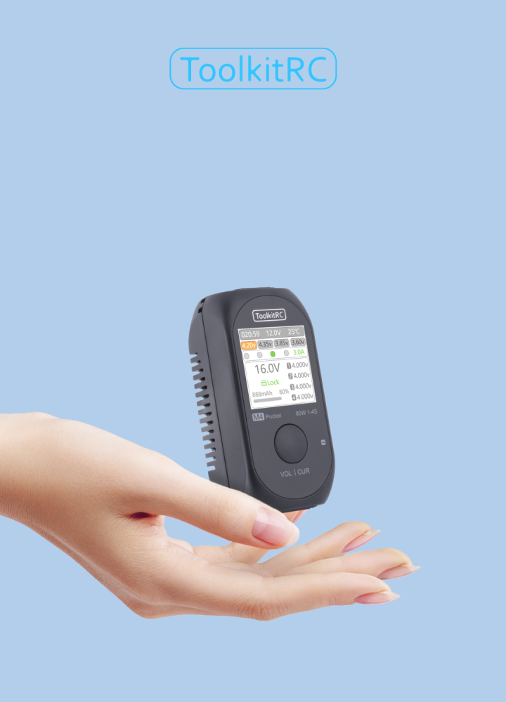 ToolkitRC M4 Pocket Balance Charger 00113961