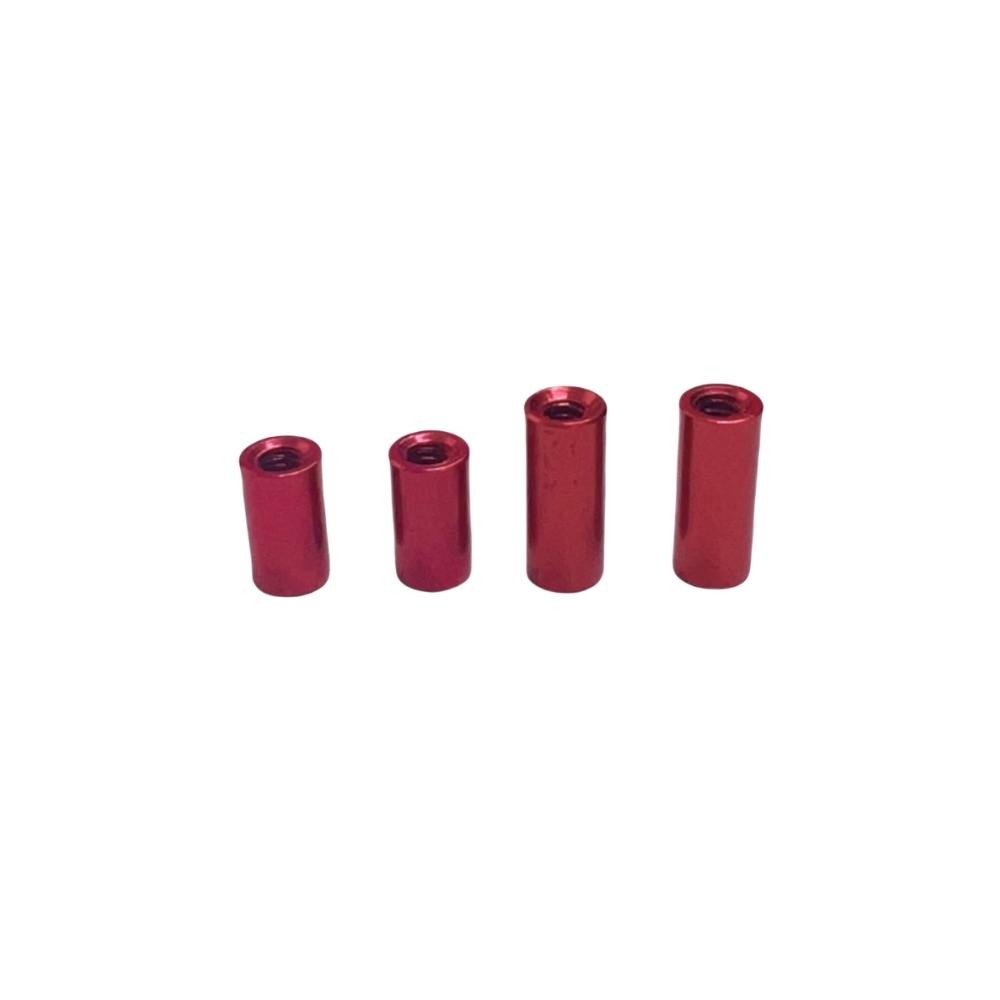 GT55 racing M2 Aluminum Pillars Red  6mm 2PCS 8mm 2PCS  For DriftArt