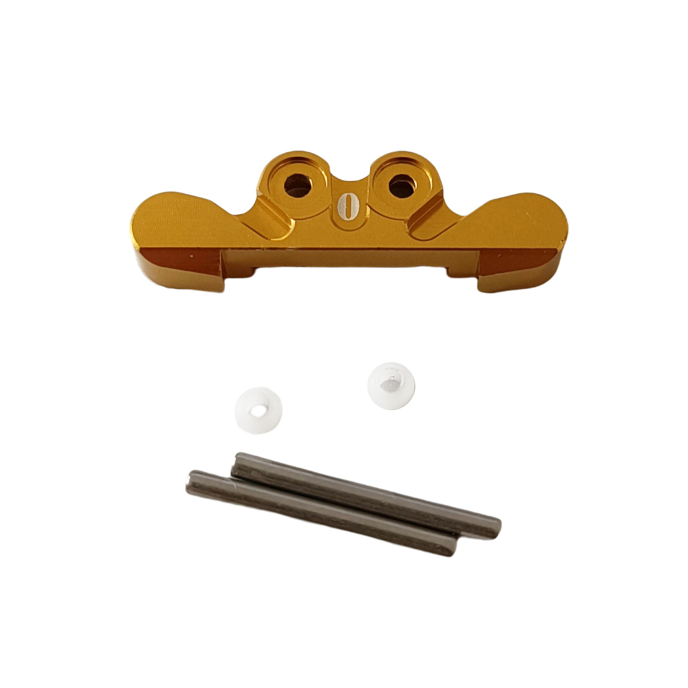 ALUMINUM FRONT SUSPENSION MOUNT TOE IN 0-DEG FOR KYOSHO MINI-Z BUGGY MB-010 Glod