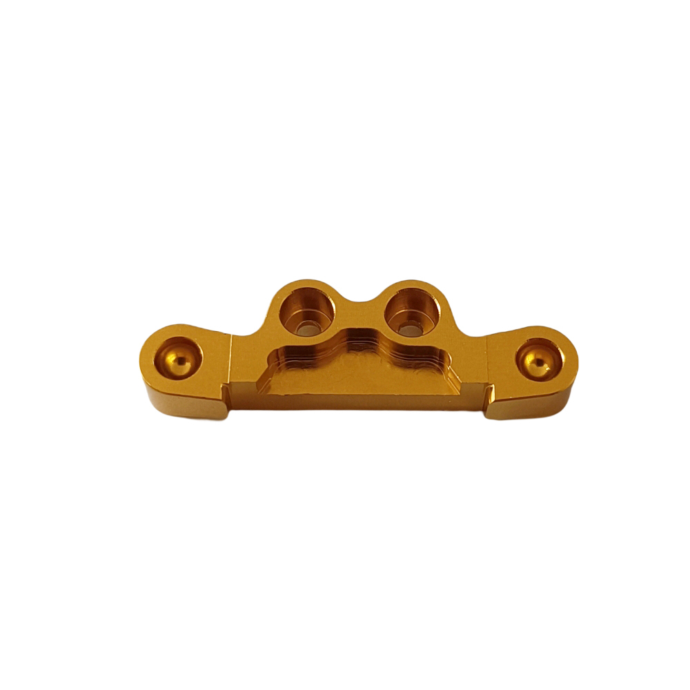 ALUMINUM FRONT SUSPENSION MOUNT TOE IN 0-DEG FOR KYOSHO MINI-Z BUGGY MB-010 Glod