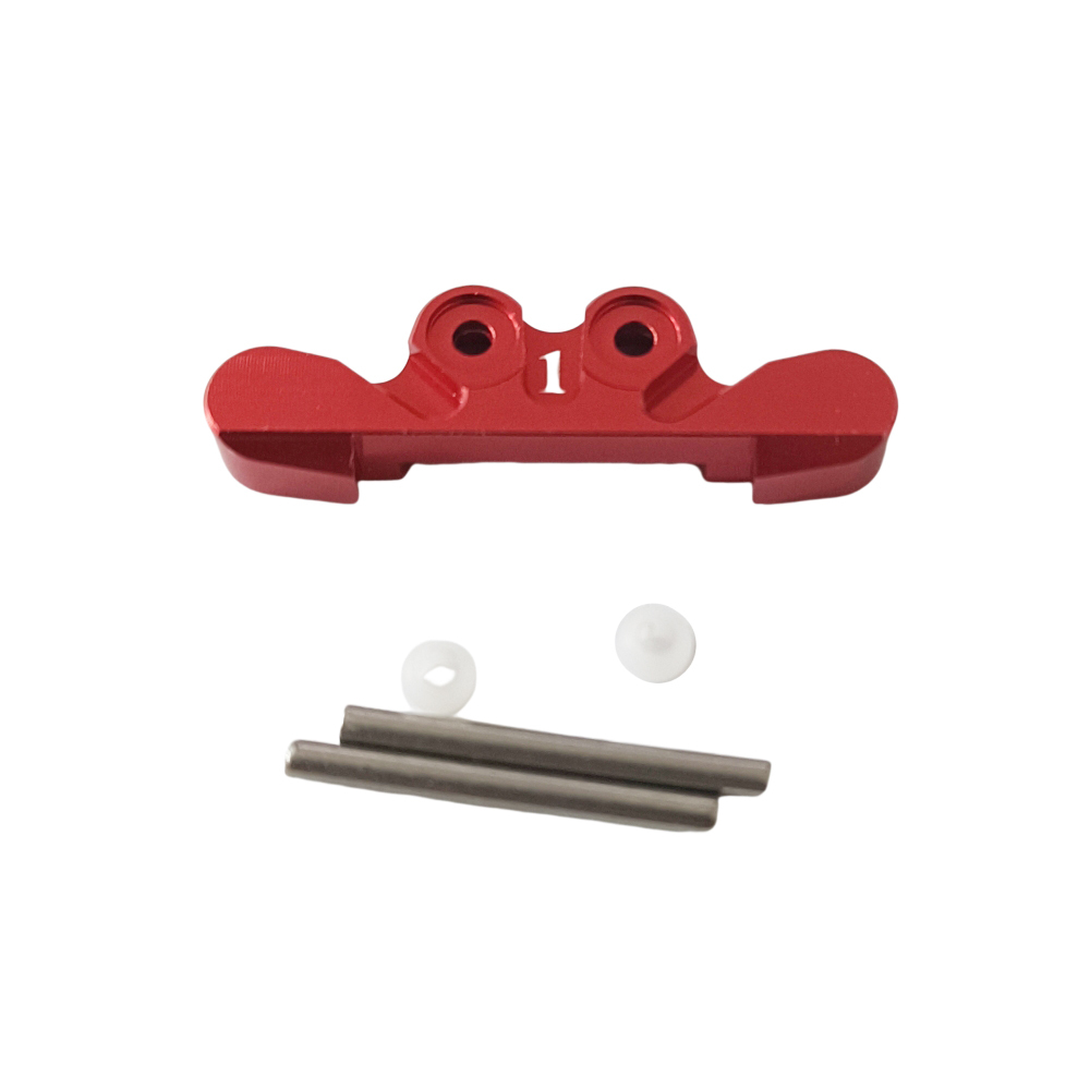 ALUMINUM FRONT SUSPENSION MOUNT TOE IN 1-DEG FOR KYOSHO MINI-Z BUGGY MB-010 Red