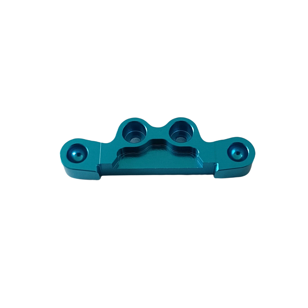 ALUMINUM FRONT SUSPENSION MOUNT TOE IN 0-DEG FOR KYOSHO MINI-Z BUGGY MB-010 Blue