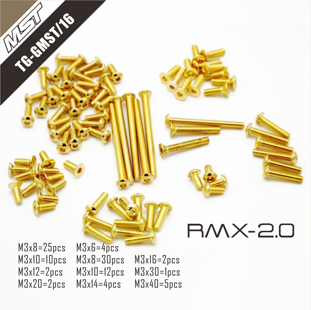 Golden Screw Kit for RMX-2.0 TG-GMST-16