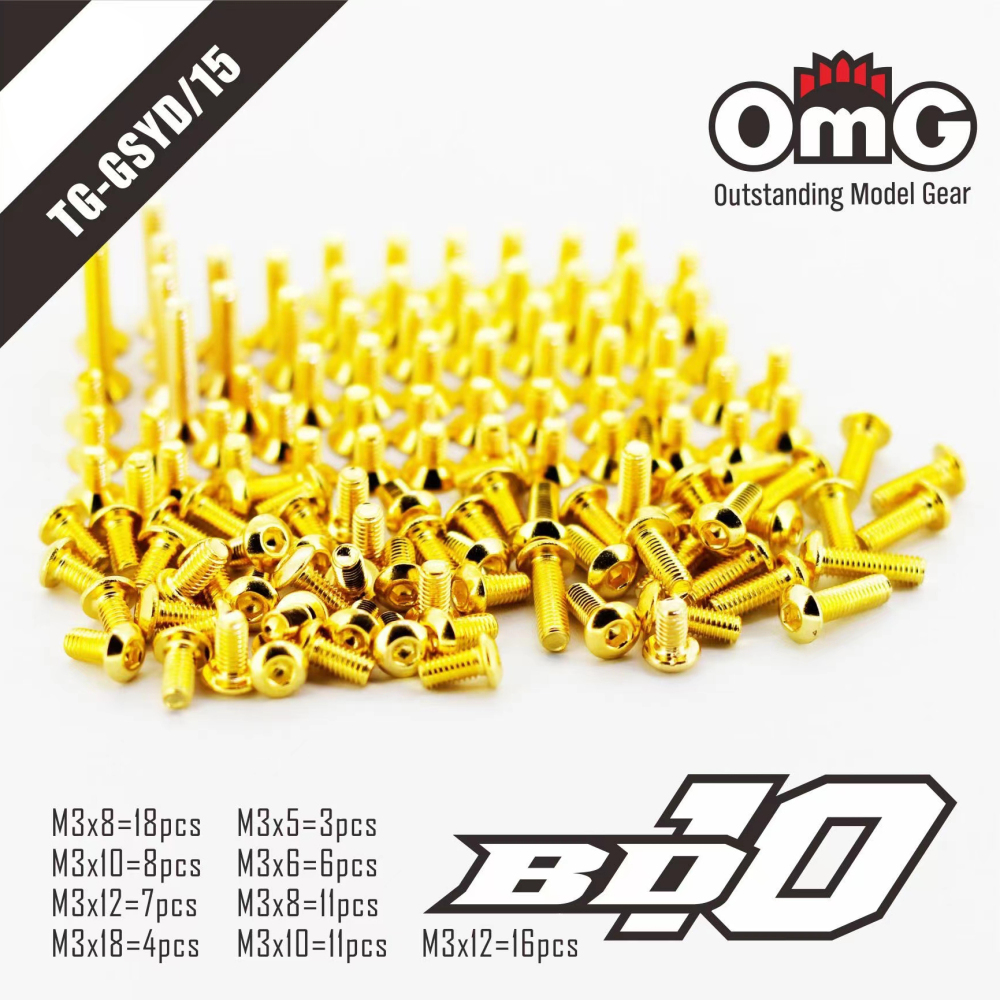 Golden Screw Kit for BD10 TG-GSYD-15
