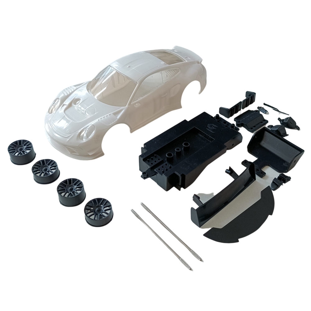 GL Racing 1/28 GL-911-GT3 White Body Set Wheelbase 98mm GL-911-GT3-K01