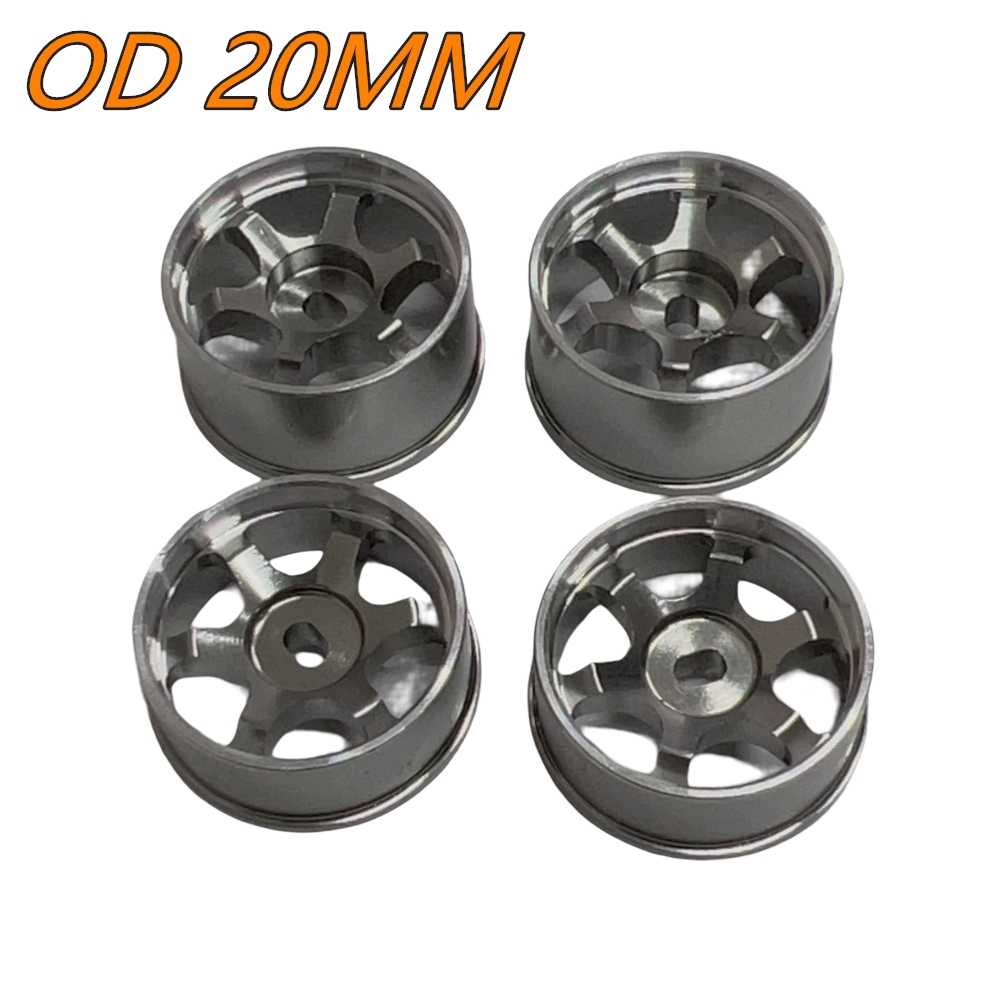 1/28 Miniz Awd Wheel CNC Metal Diameter 20mm Narrow +2 Wide +1 MX14